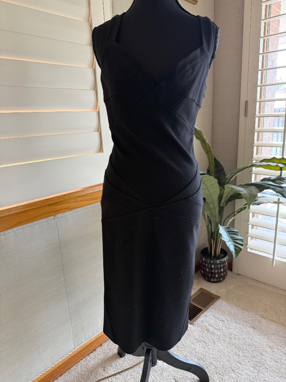 DVF Benny Bodycon dress Black size 6